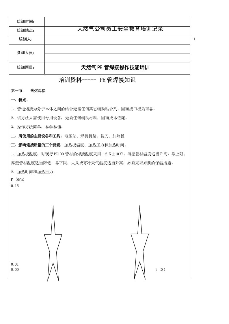 《PE管焊接操作方法》