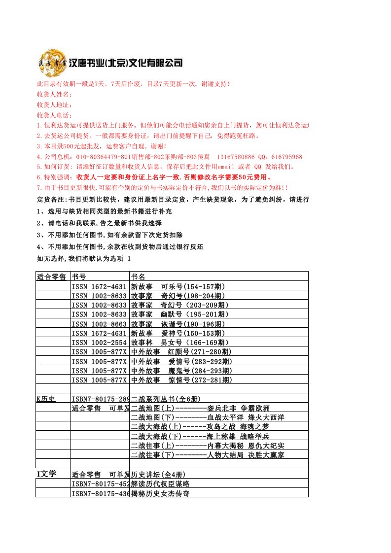 零售行业-适合零售类书目