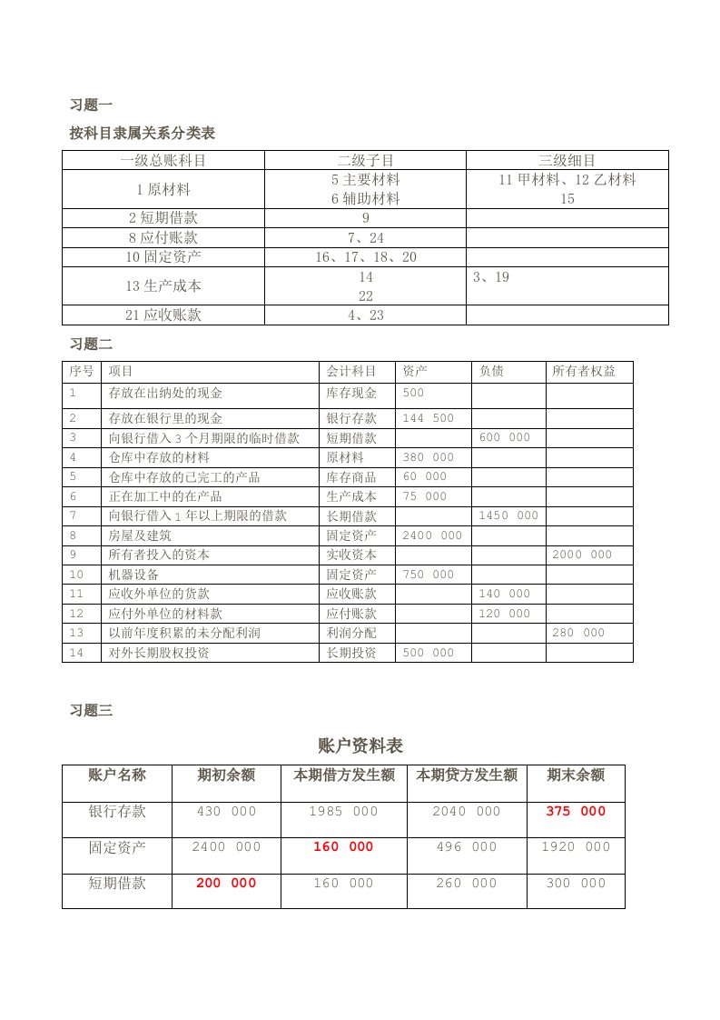 新编《会计学原理》-李海波课后习题答案