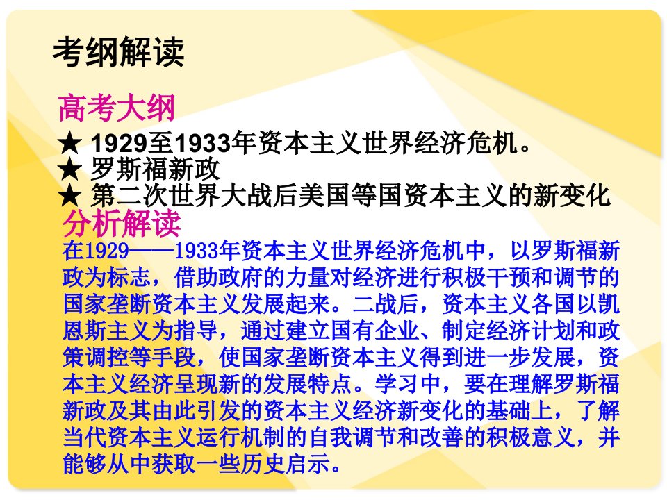 罗斯福新政与当代资本主义ppt51页