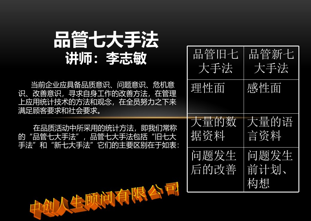 《品管七大手法教程》PPT课件