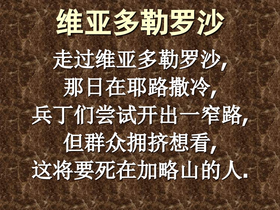 维亚多勒罗沙（PPT课件）