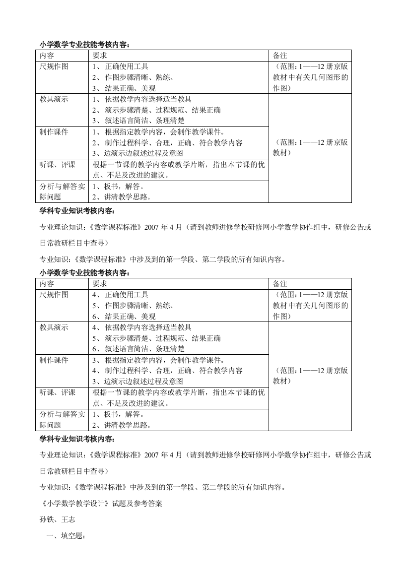 小学数学学科素养