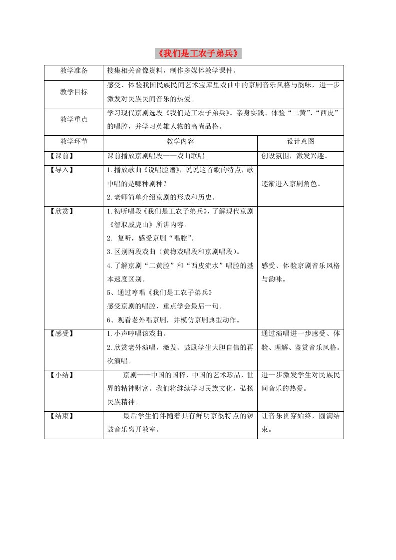 八年级音乐下册