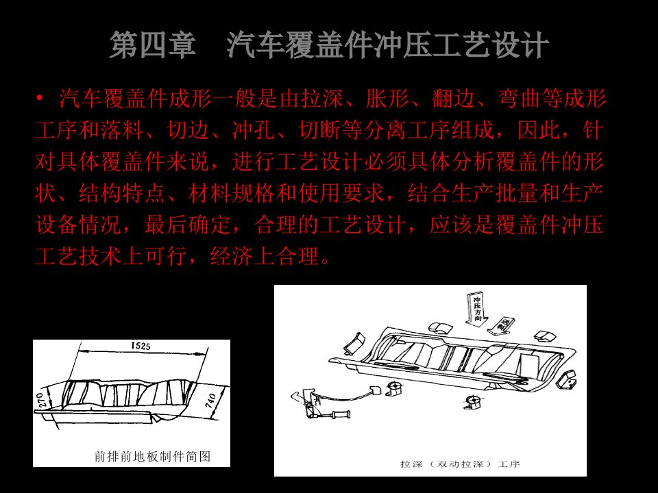 汽车覆盖件成形技术第4章