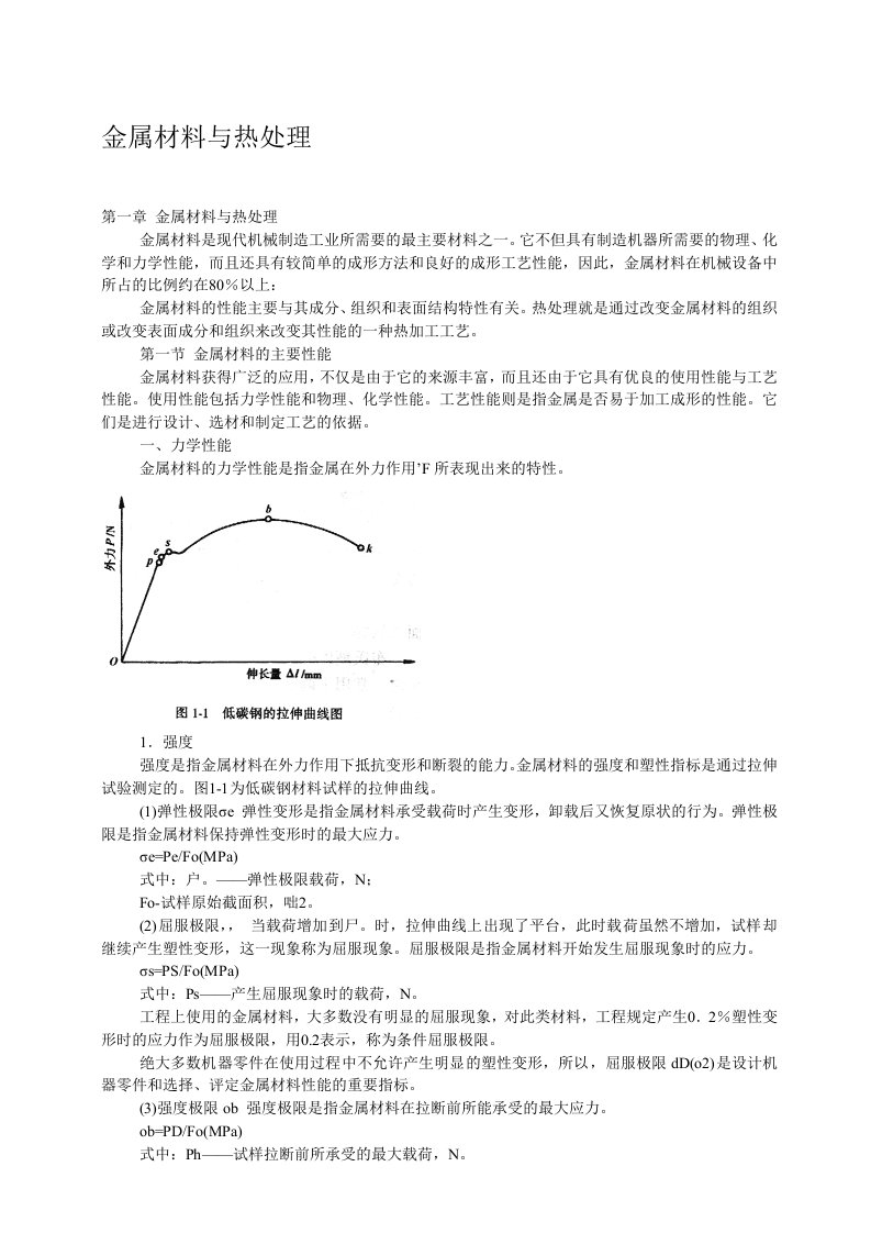 金属材料与热处理