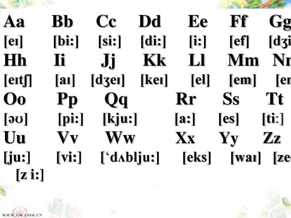 元音音标拼读练习