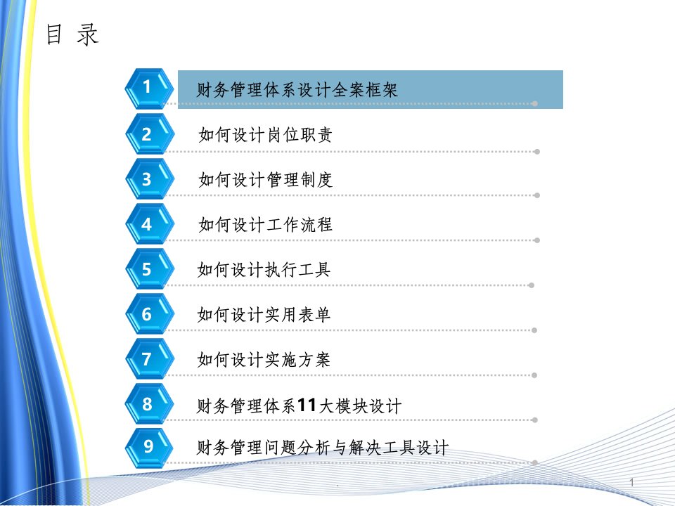 财务管理体系及建设方案ppt课件