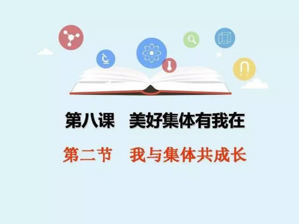 部编版七年级下册道德与法治8.2我与集体共成长复习课件