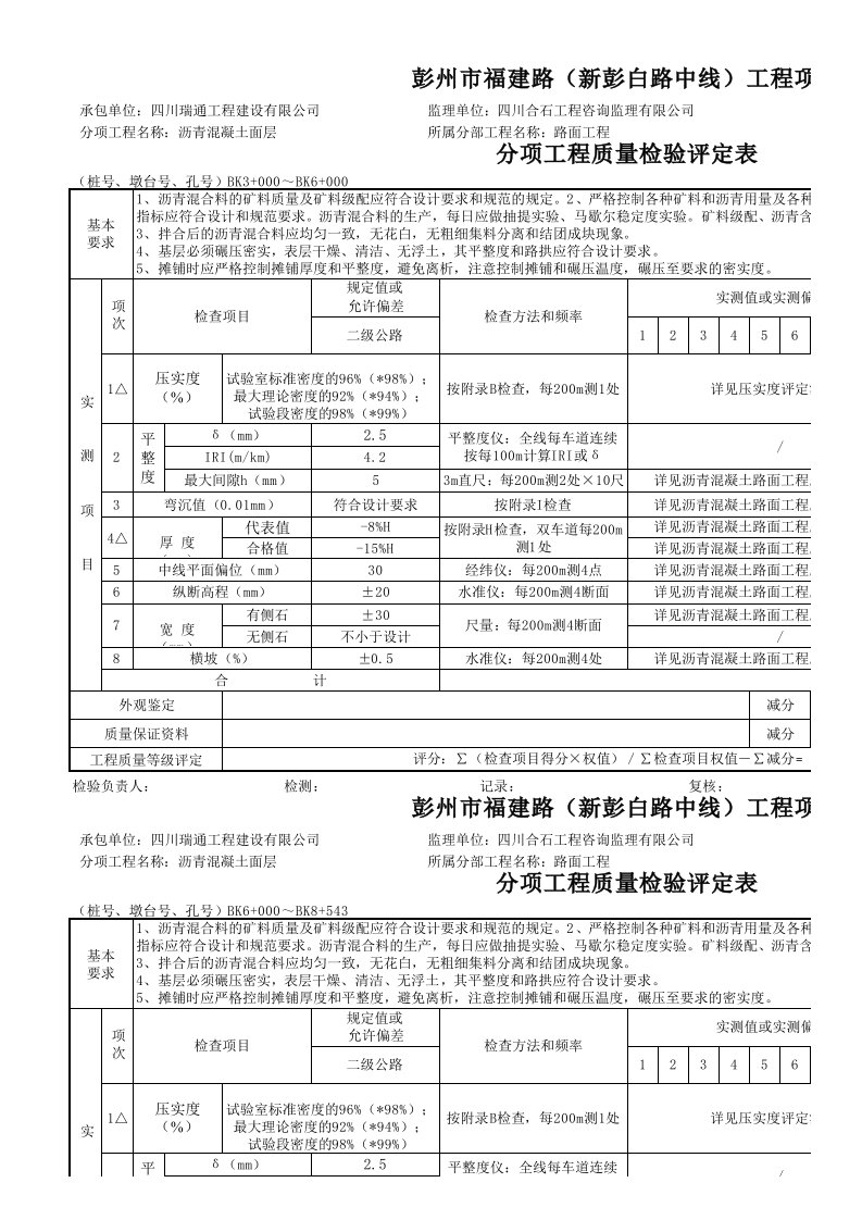 建筑工程-3沥青路面评定