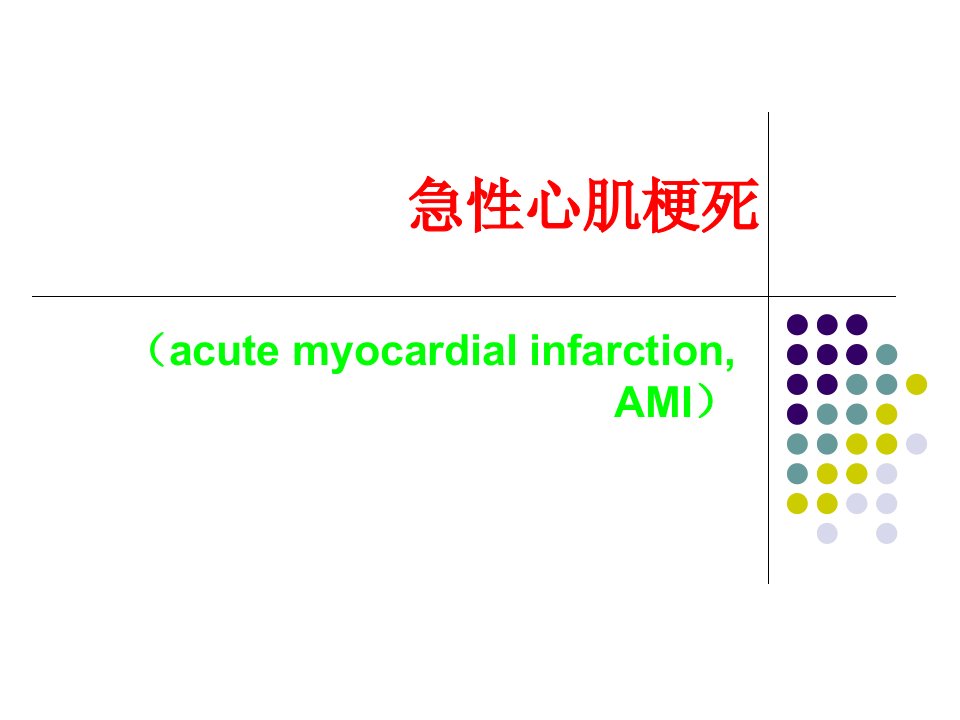 《急性心肌梗死》PPT课件