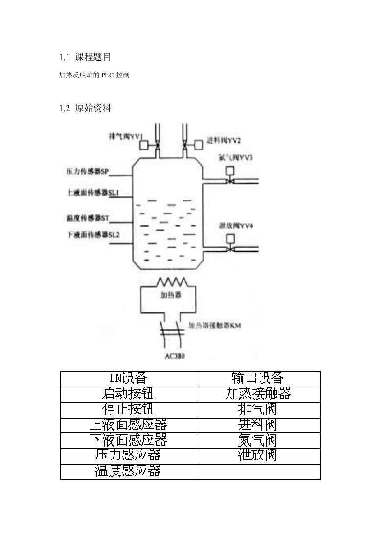 PLC课程设计报告