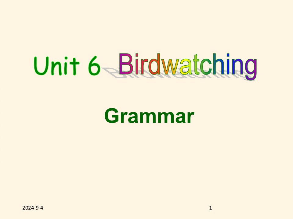 译林版八年级上册英语ppt课件：-第六单元Grammar