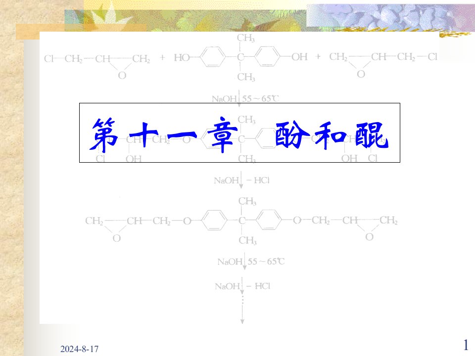 第十一章酚和醌