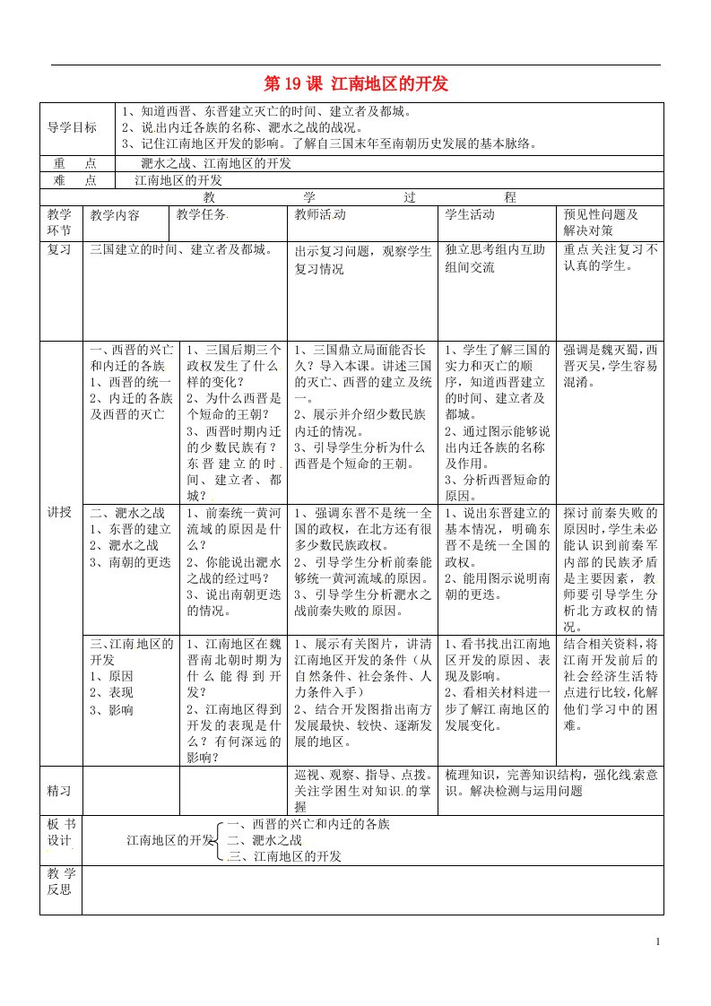 吉林省通化市外国语中学七年级历史上册