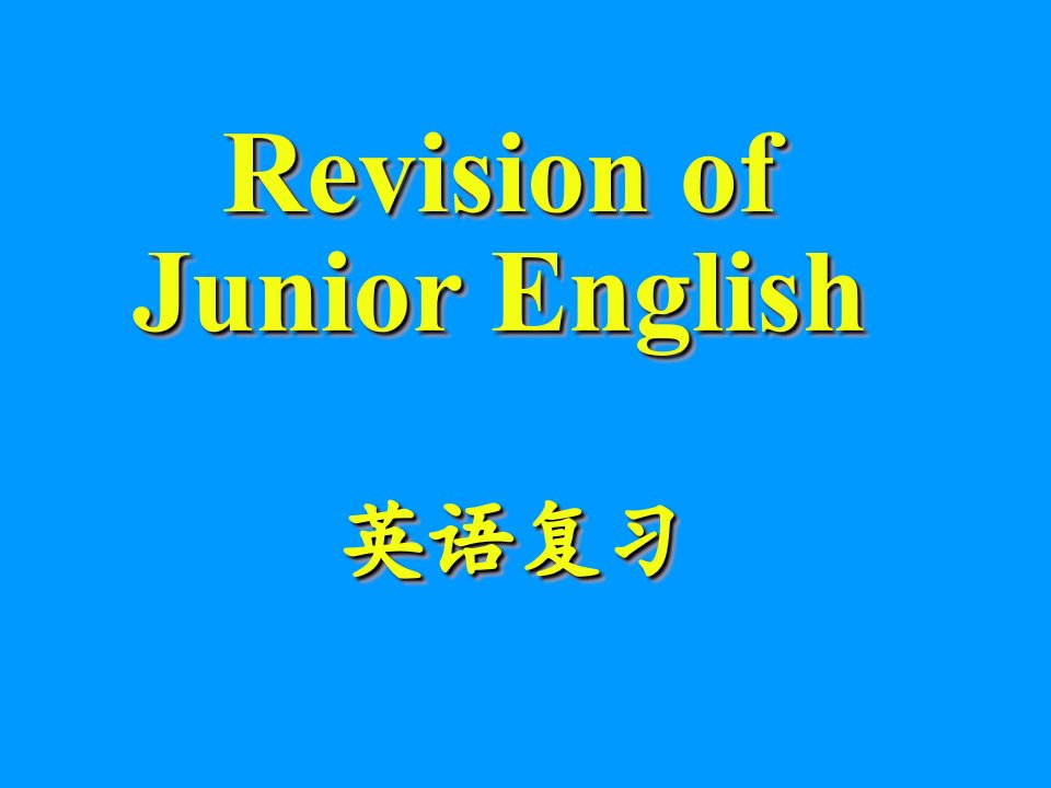 初中英语语法-代词