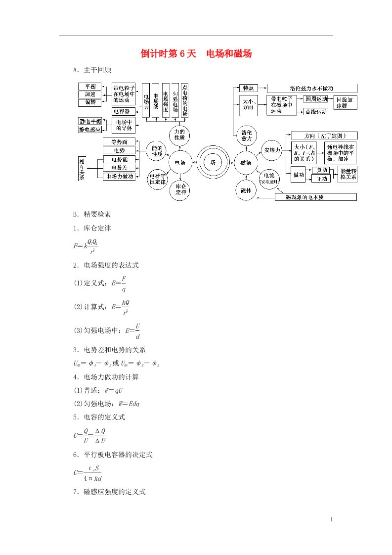 高考物理二轮复习