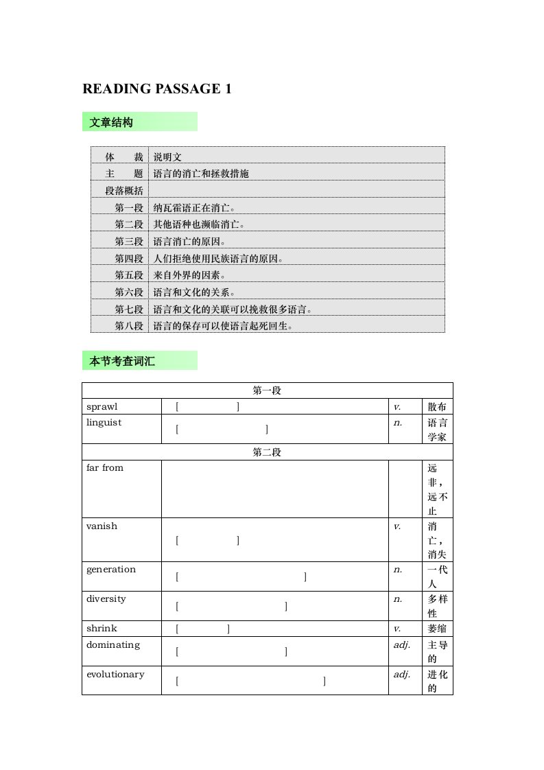 剑桥雅思4阅读解析-Test2