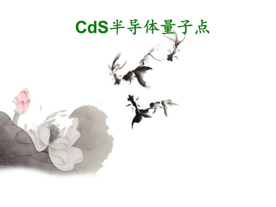 CdS半导体量子点