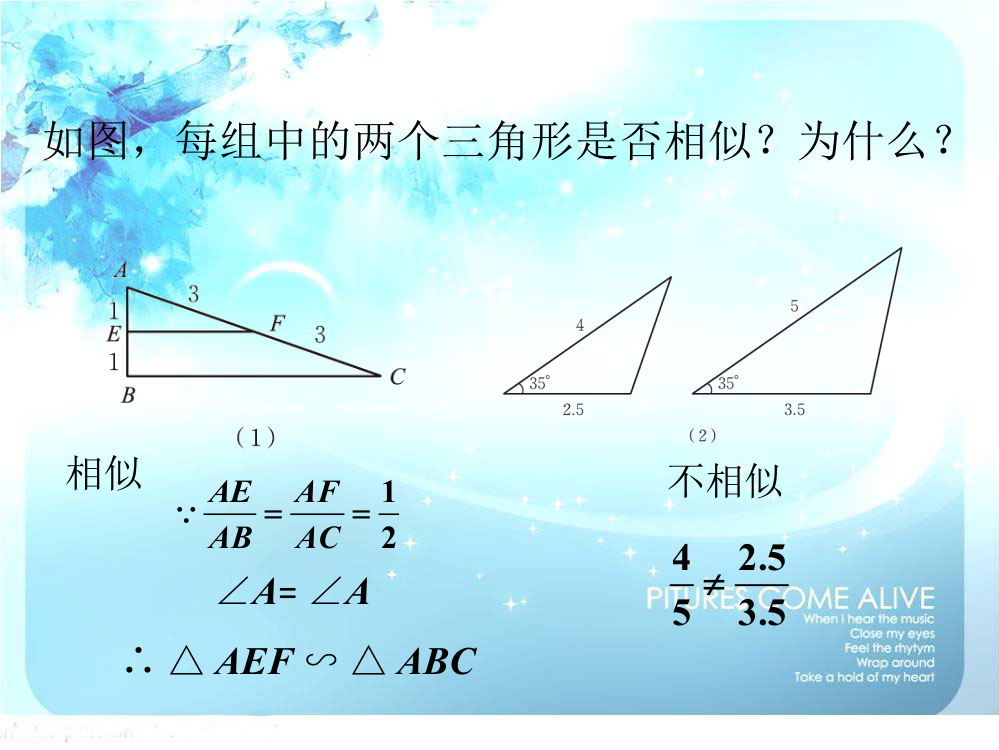 随堂练习1_探索三角形相似的条件