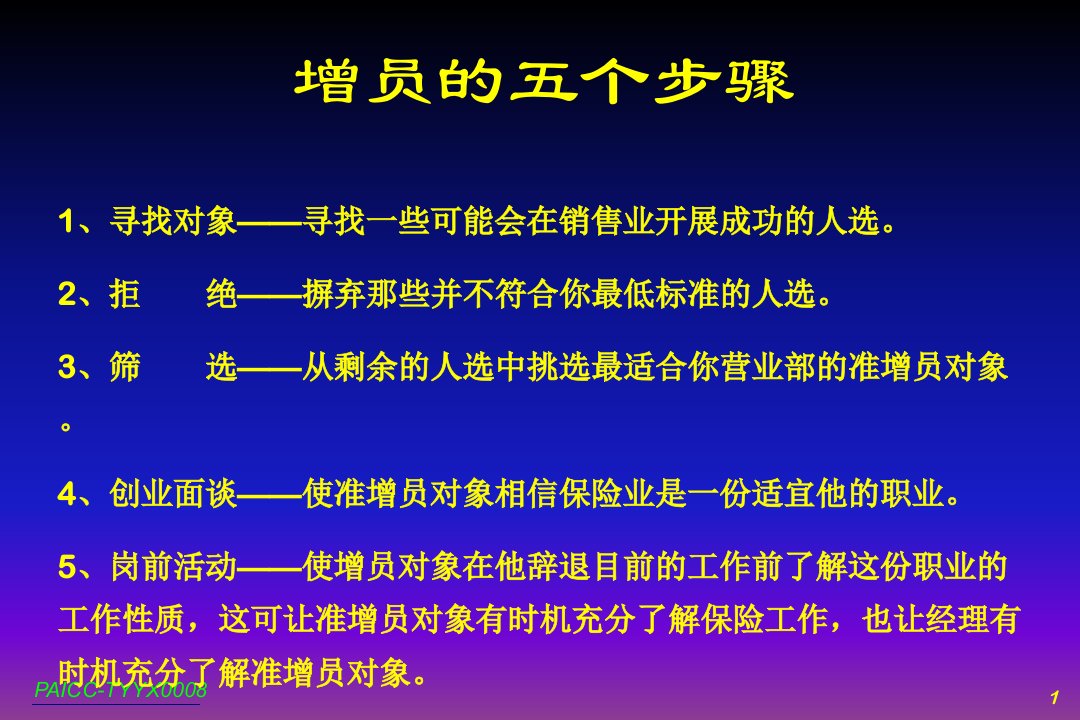 寿险经营的生命线保险公司组织发展增员专题早会分享培训模板课件演示文档资料