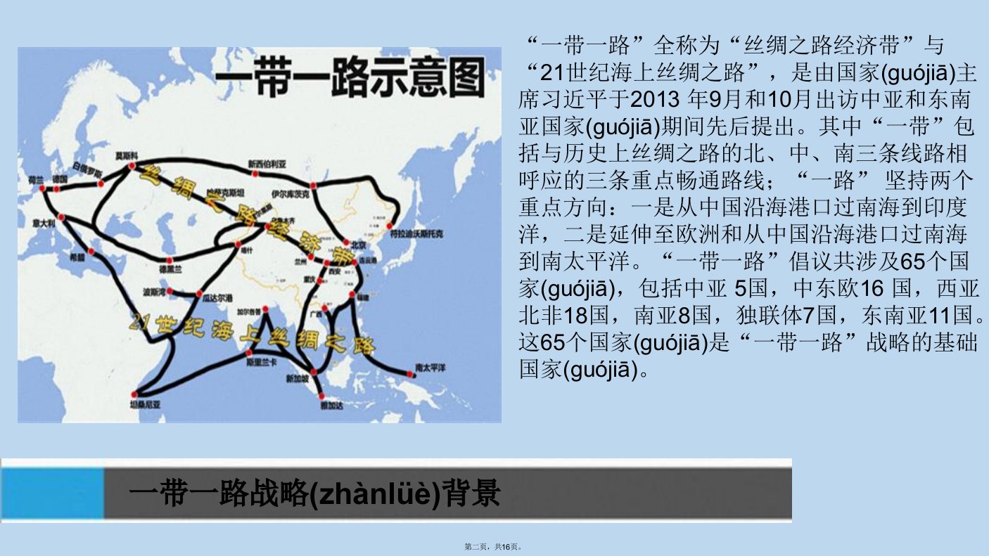 一带一路背景下我国企业走出去战略分析以高铁为例知识分享