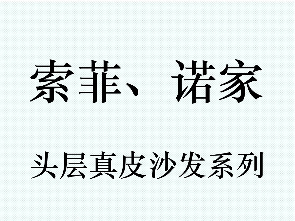 企业培训-掌上明珠真皮沙发培训资料