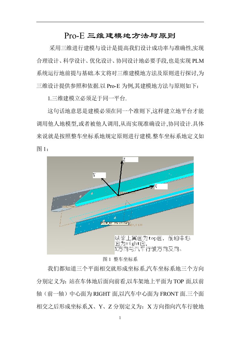 ProE三维建模方法与原则——李兵