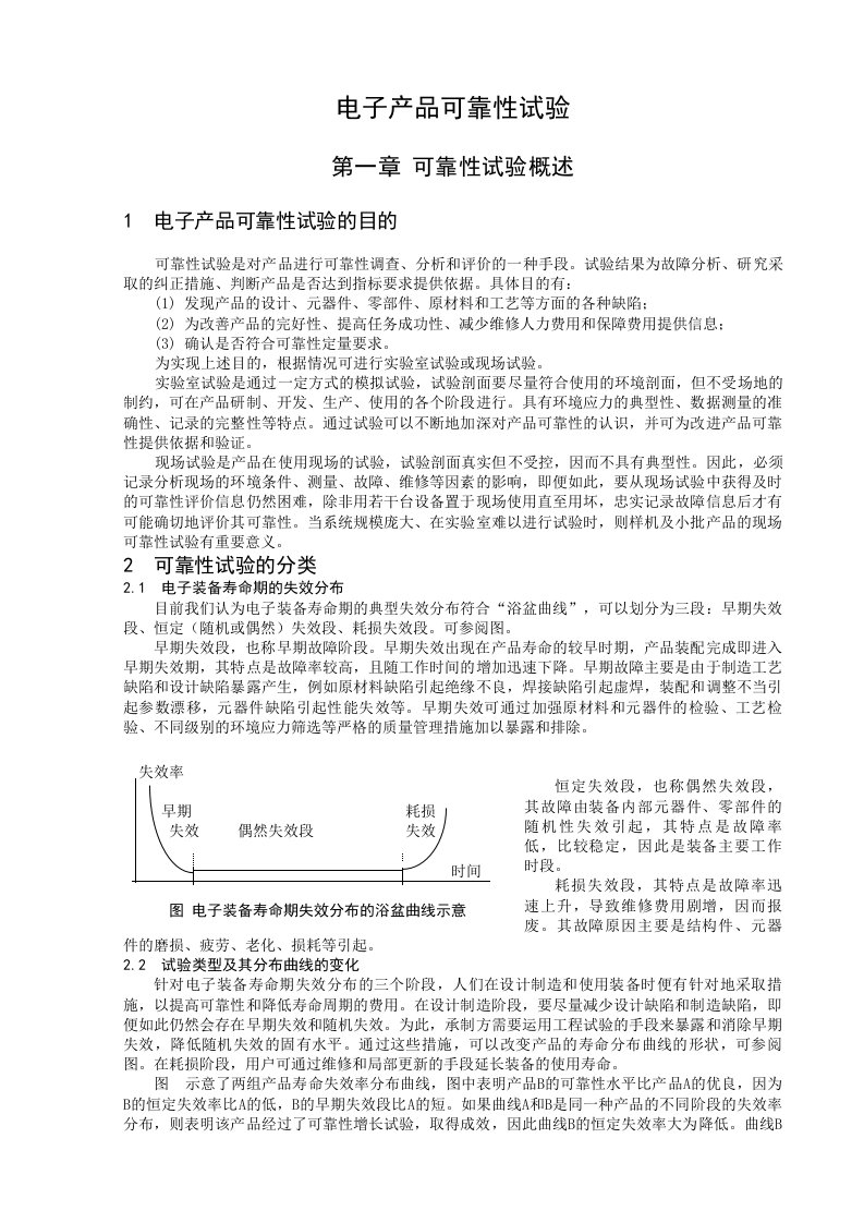 电子产品可靠性试验资料