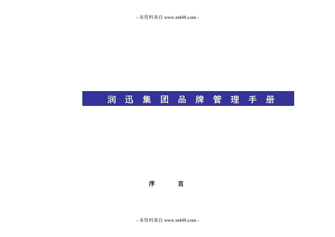 润迅通信(IDC服务器托管)品牌管理制度DOC-品牌管理