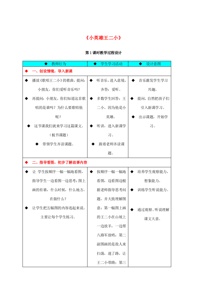 一年级语文下册