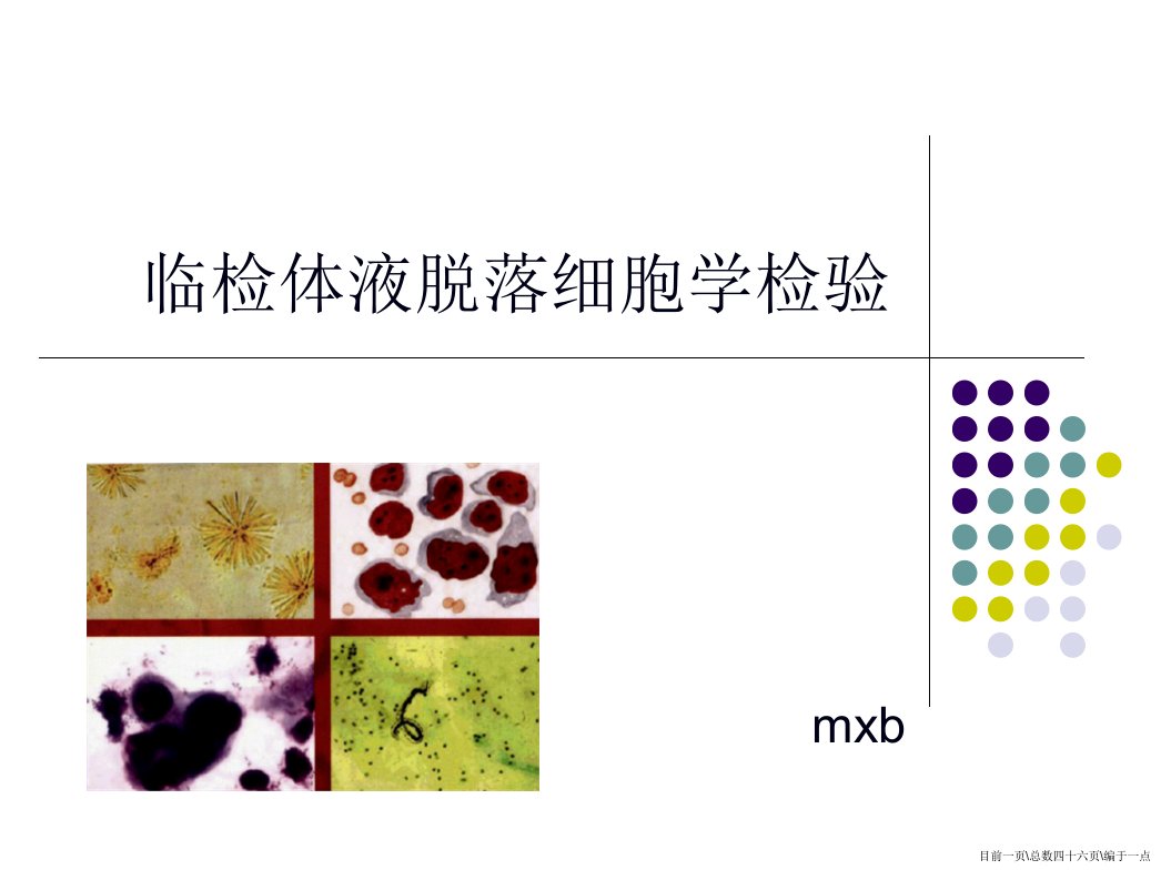 胸腹水脱落细胞学检验