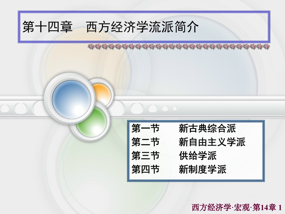 西方经济学流派简介.PPT