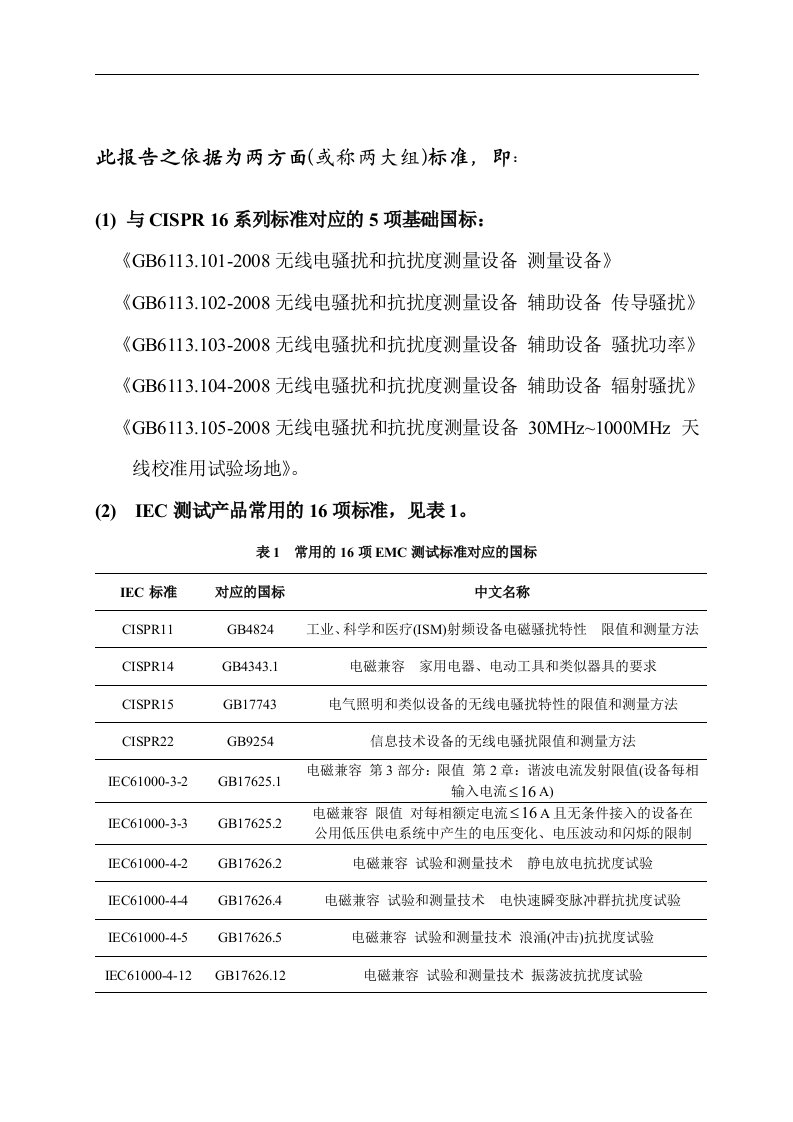 EMC实验室建设所需设备种类及其性能要求