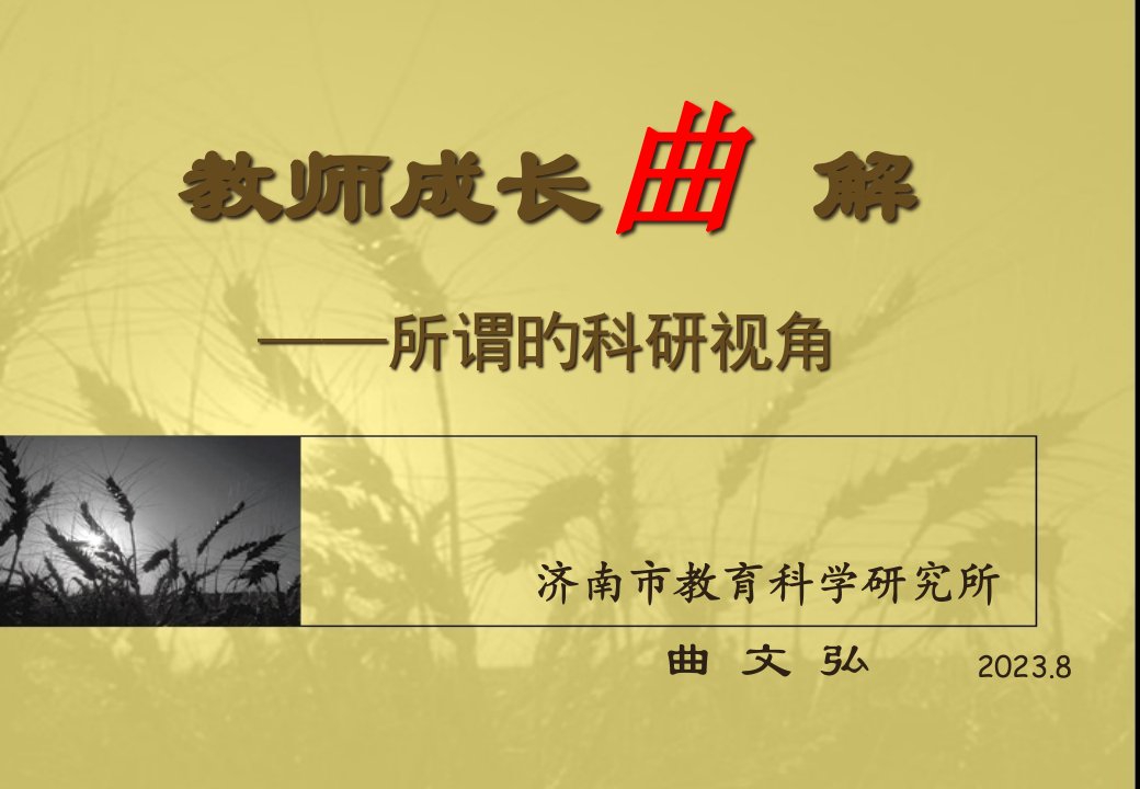 教师成长曲解1208天桥新教师