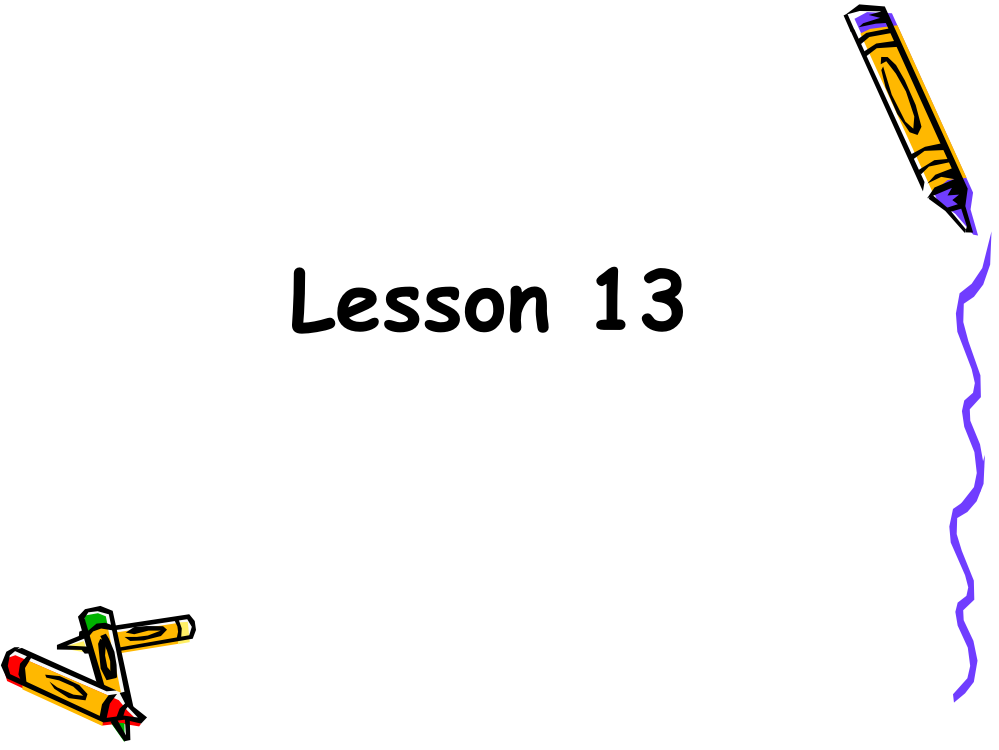 五年级上册新起点英语Lesson