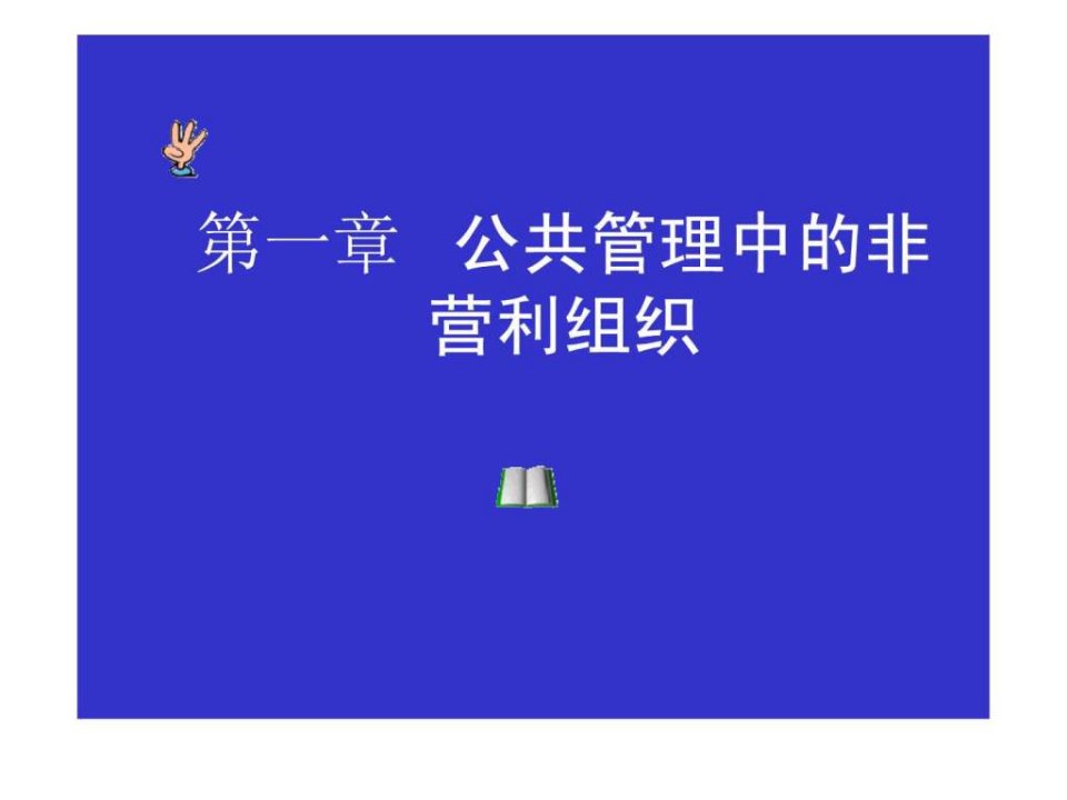 公共管理中的非营利组织