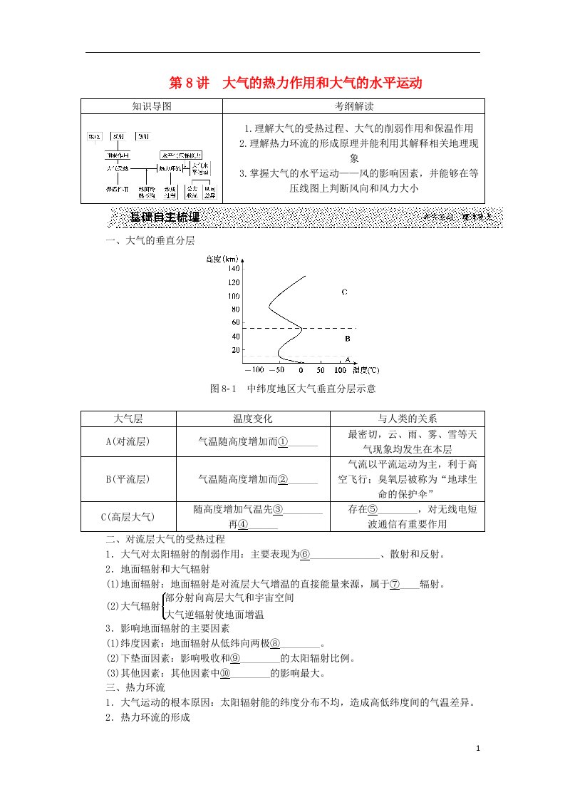 高考复习方案（全国卷地区）高考地理一轮复习