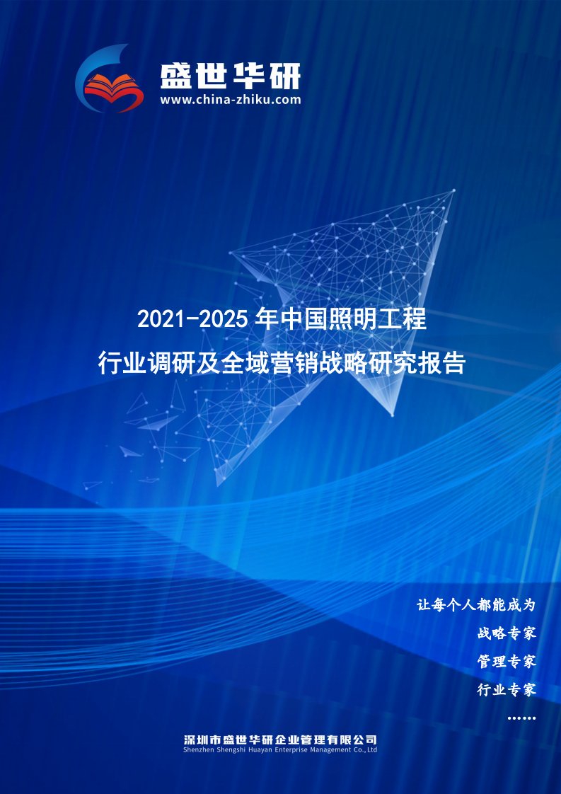 2021-2025年中国照明工程行业调研及全域营销战略研究报告