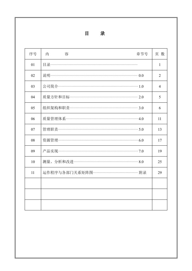 企业管理手册-齐伟达公司ISO内控质量手册