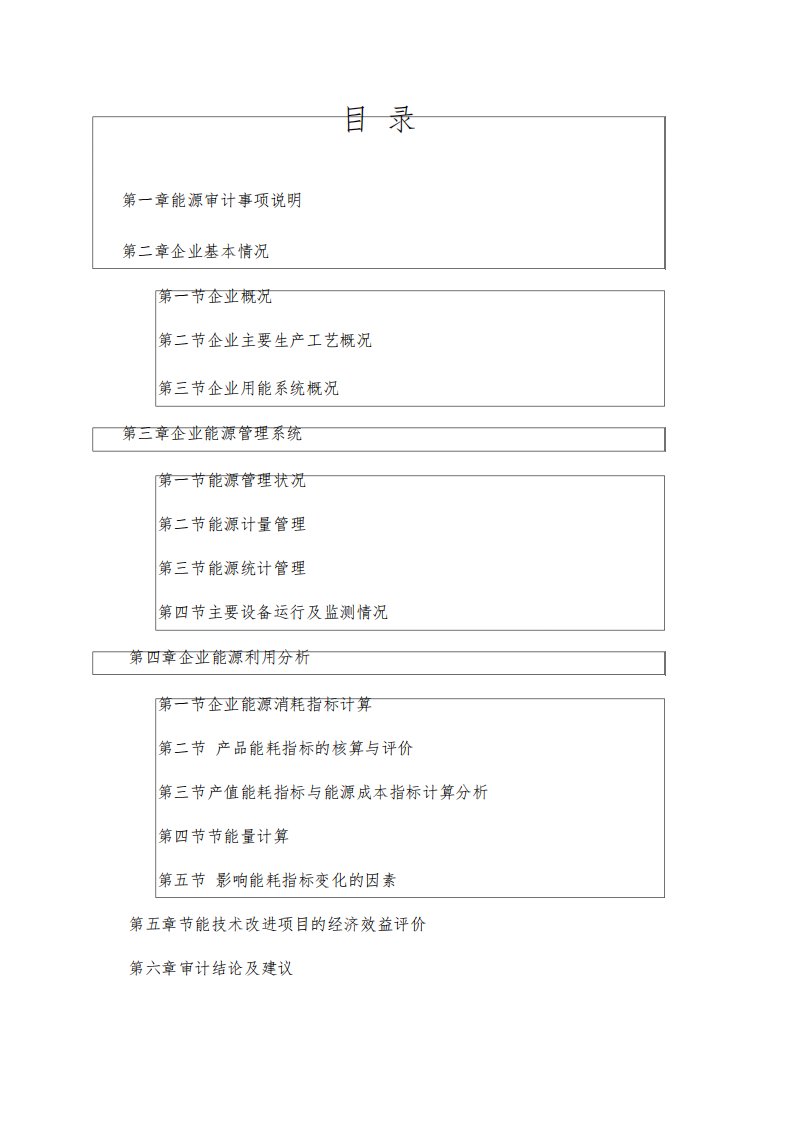 公司能源审计报告