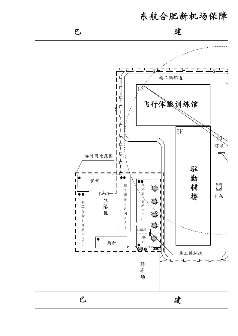 施工现场临时用电平面布置图