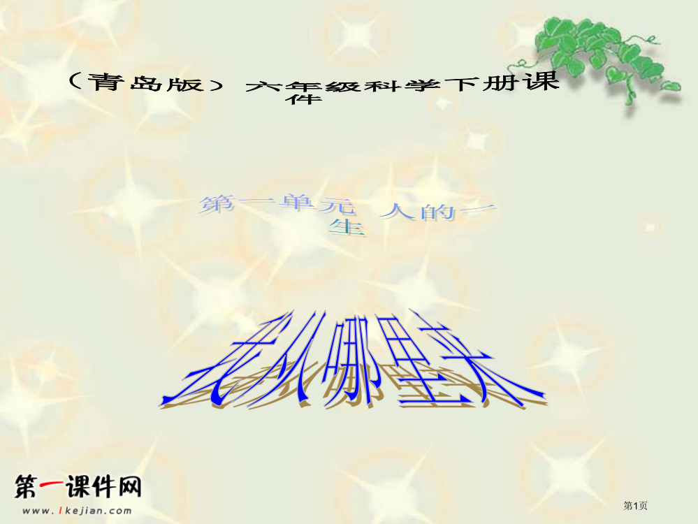 青岛版六年级科学《我从哪里来》PPT省公开课一等奖全国示范课微课金奖PPT课件