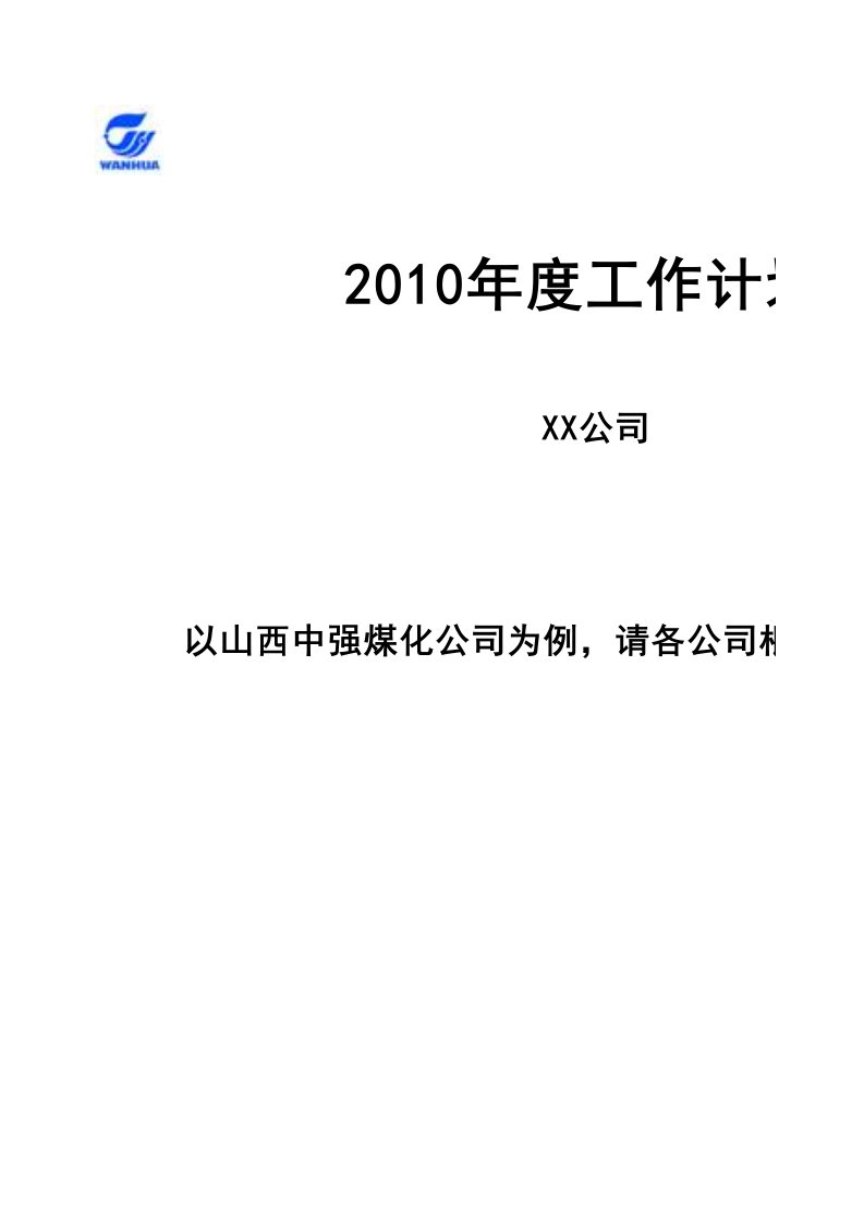 冶金行业-煤矿公司预算模板