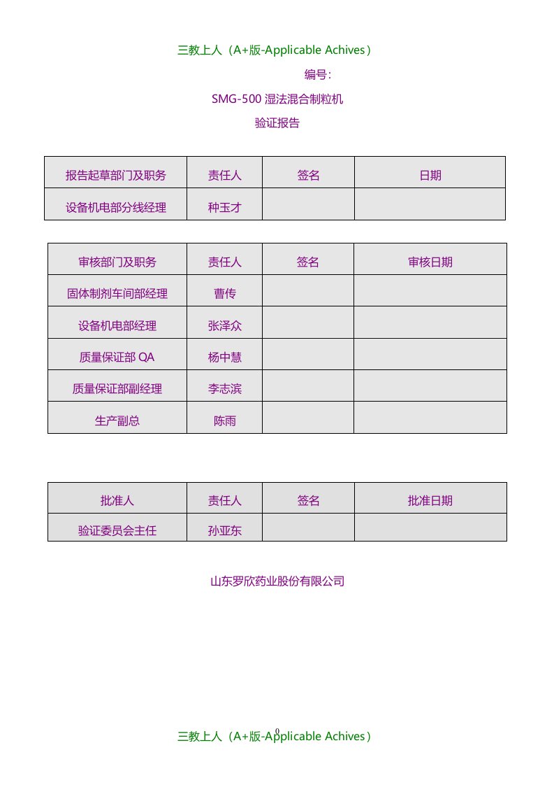 总结报告-SMG-500湿法混合制粒机报告