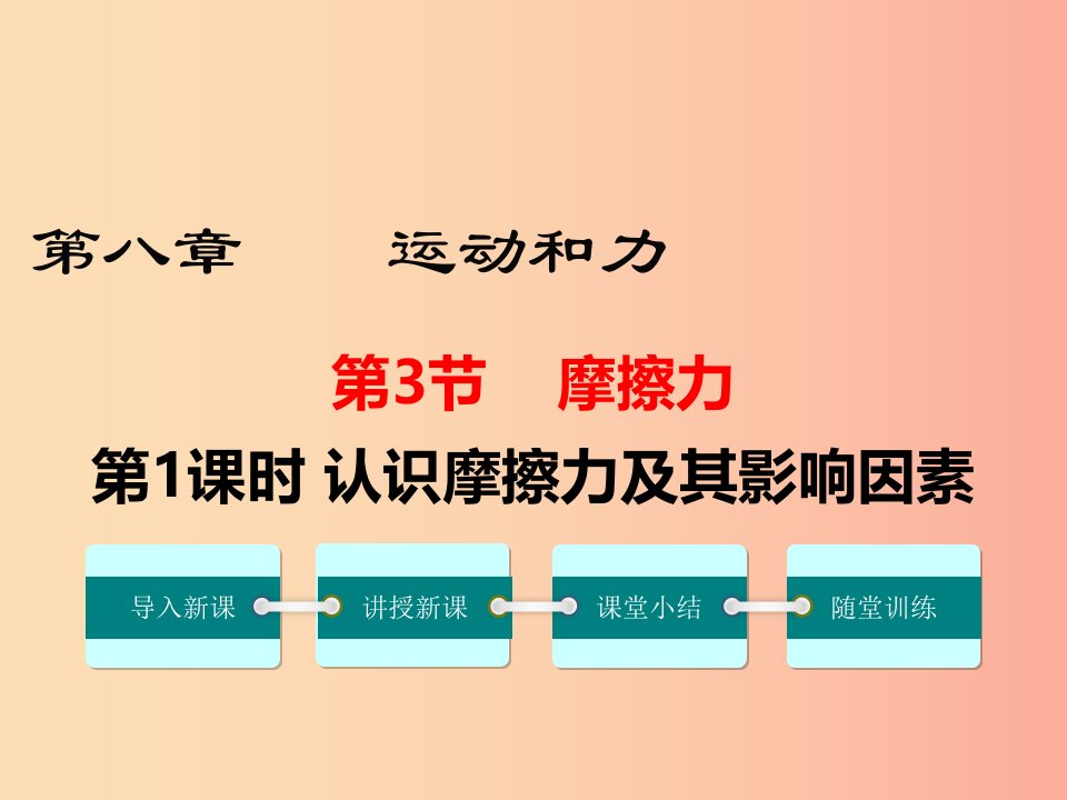 2019年春八年级物理下册