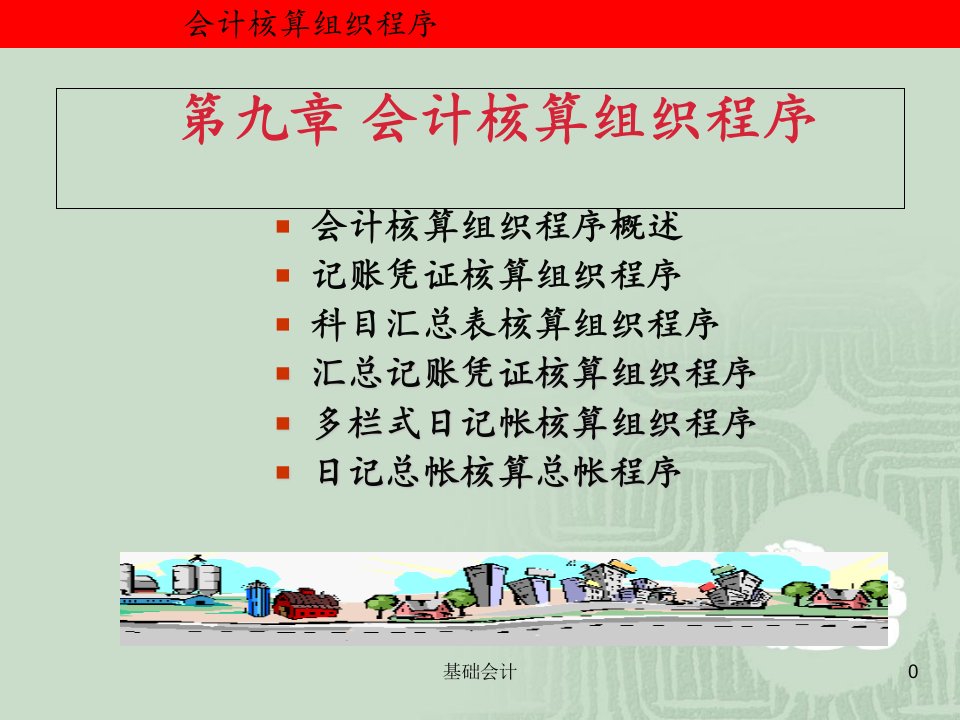 会计核算组织程序PPT53页