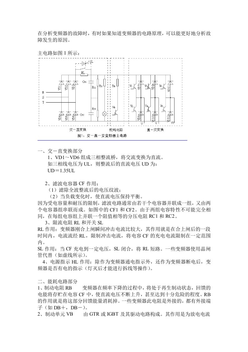 变频器主电路图