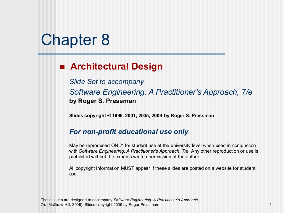 软件工程-实践者的研究方法chapter_08