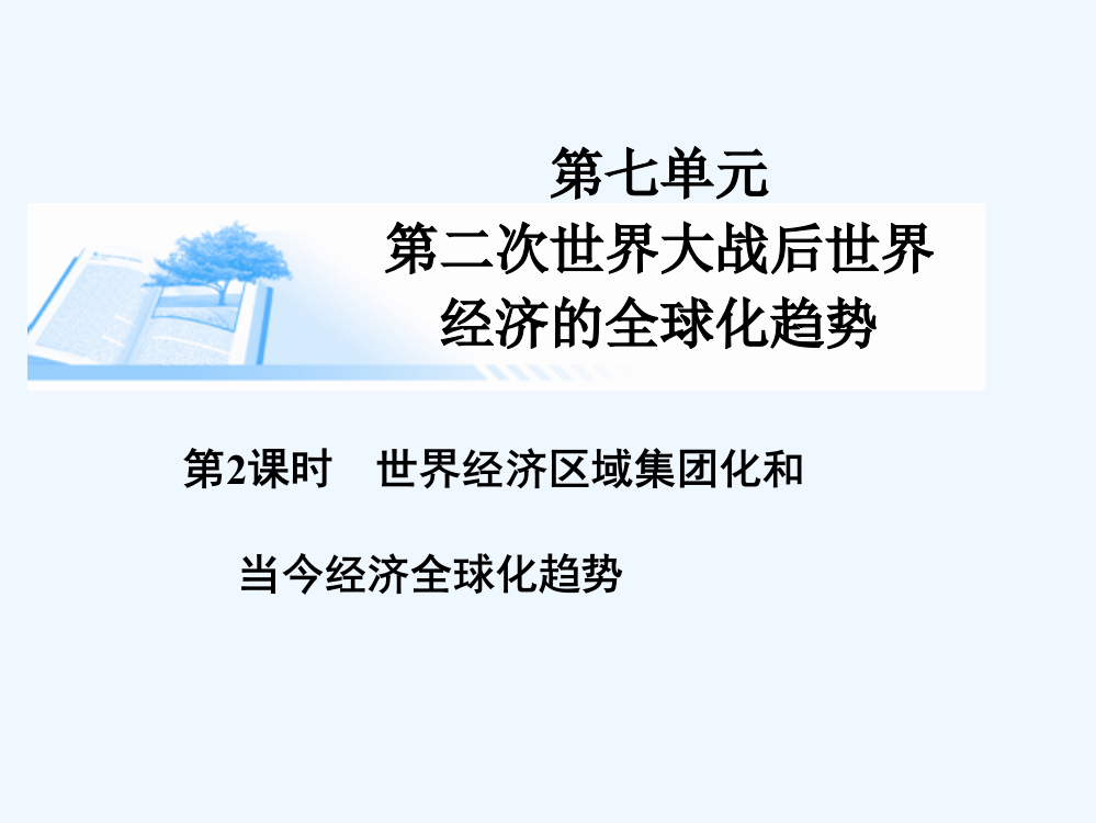 高考历史基础知识总复习精讲课件：必修二